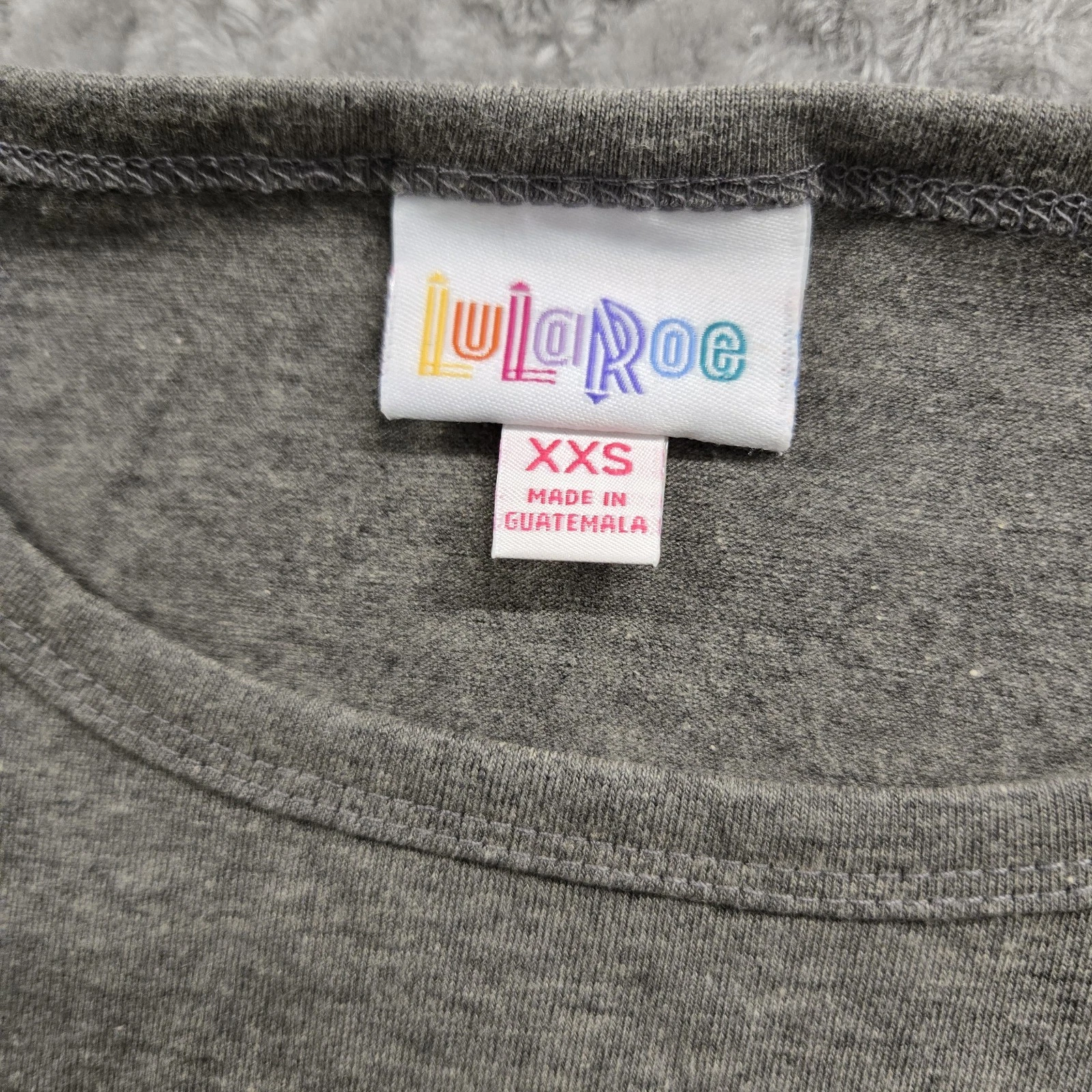 VETEMENTS 2 Lularoe Julia abito blu floreale taglia 2XS vestito bodycon nuovo con etichetta grigio tinta unita