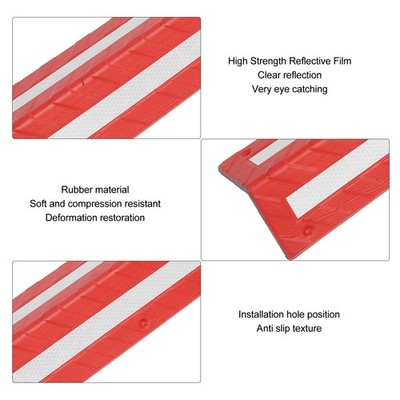 Garage Wall Corner Guard 80cm Lange Gummi-Kompression Widerstandsfähig