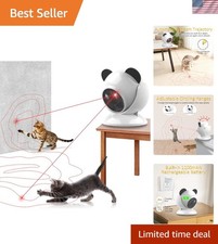 Interactive Automatic Laser Cat Toy - Real Random Patterns for Indoor Play