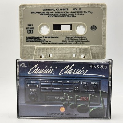 Shell Cruisin Classics Volume II 2 70s And 80s Cassette 1989 CBS Records BT21105