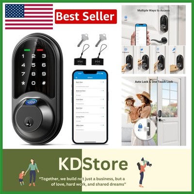 RZ07 7-in-1 Smart Biometric Lock   Total Control & Secure Access