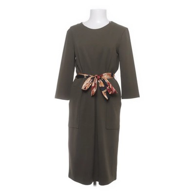 Zara Basic, Kleid, Größe: M, Grün/Mehrfarbig, Polyester, Sonstiges, Damen #RpB