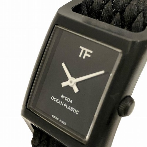 TOMFORD &. 004 Ocean Plastique Timepiece TFT004001 Montre Unisexe De Japon G1103 - Photo 4 sur 9