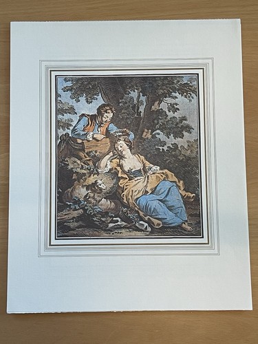 Kalenderblätter Kunstdrucke Galantes Rokkoko - Bild 4 von 10