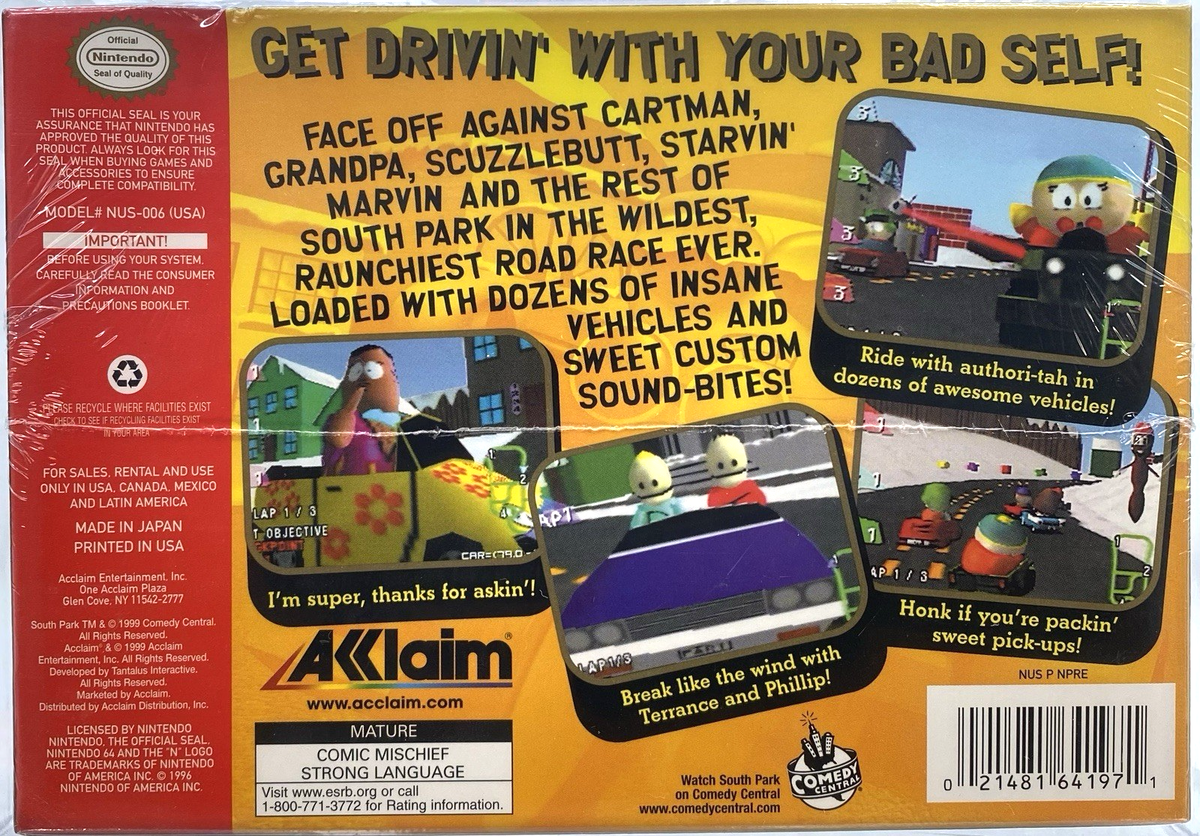 South Park Rally (Nintendo 64, 2000) for sale online | eBay