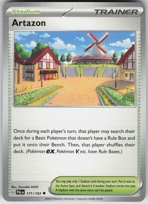Artazon 171/193 Uncommon Paldea Evolved Pokemon Near Mint