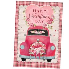 Valentine's Love Pickup Garden Flag