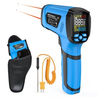 Infrared Thermometer Temperature Gun, -40  to 2192  Dual Laser High Temp Ther...