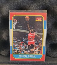 1986-87 Michael Jordan Rookie Card Chicago Bulls #57-132 Reprint Rc. rookie card picture