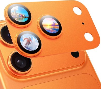 MAGIC JOHN 2 Pack Camera Lens Protector for iPhone 17 Pro Full Coverage HD Clear