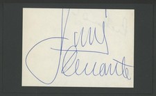 JIMMY DURANTE (1893-1980) autograph cut | Actor/Comedian - signed