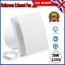 4Inch/100mm Air Vent Window Wall Fans Extractor Fans for Bathroom Kitchen Toilet