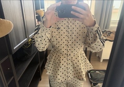 Adidas Originals X ASOS polka Dot Track Jacket S