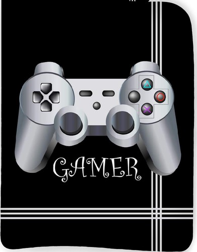 Gamer Bettwäsche-Set 135x200 80x80 Baumwolle Gaming Controller Zocker Bettzeug - Bild 3 von 5