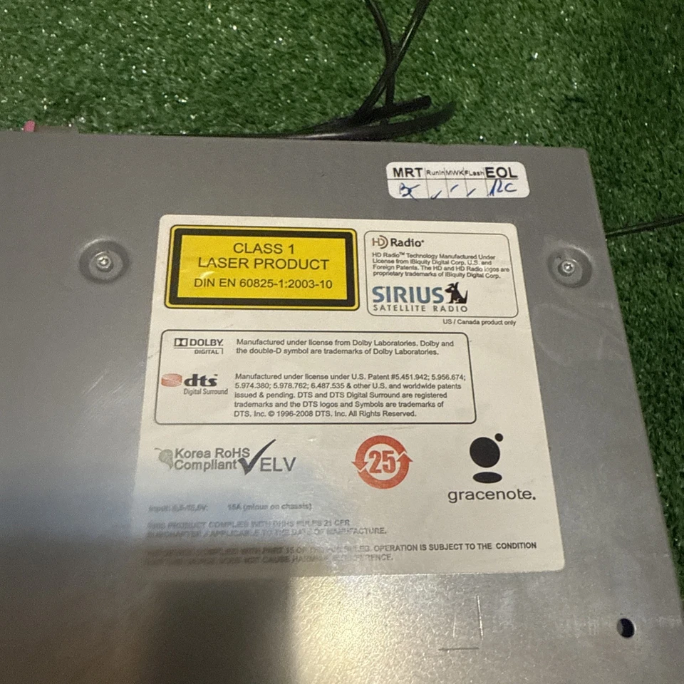 BMW 528i 535i 550i 750i 2012-2013 estéreo medios infoentretenimiento computadora OEM usada Foto 4 de 4