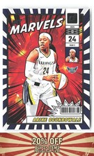 2025 Donruss WNBA #21 Arike Ogunbowale Net Marvels Dallas Wings