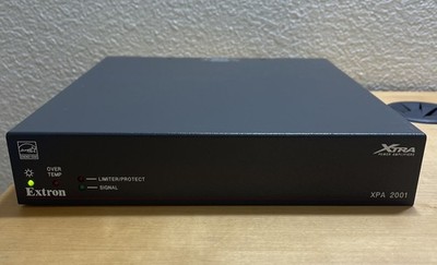 Extron XPA 2001-70V / 200W Mono Xtra Power Amplifier With Power Cable