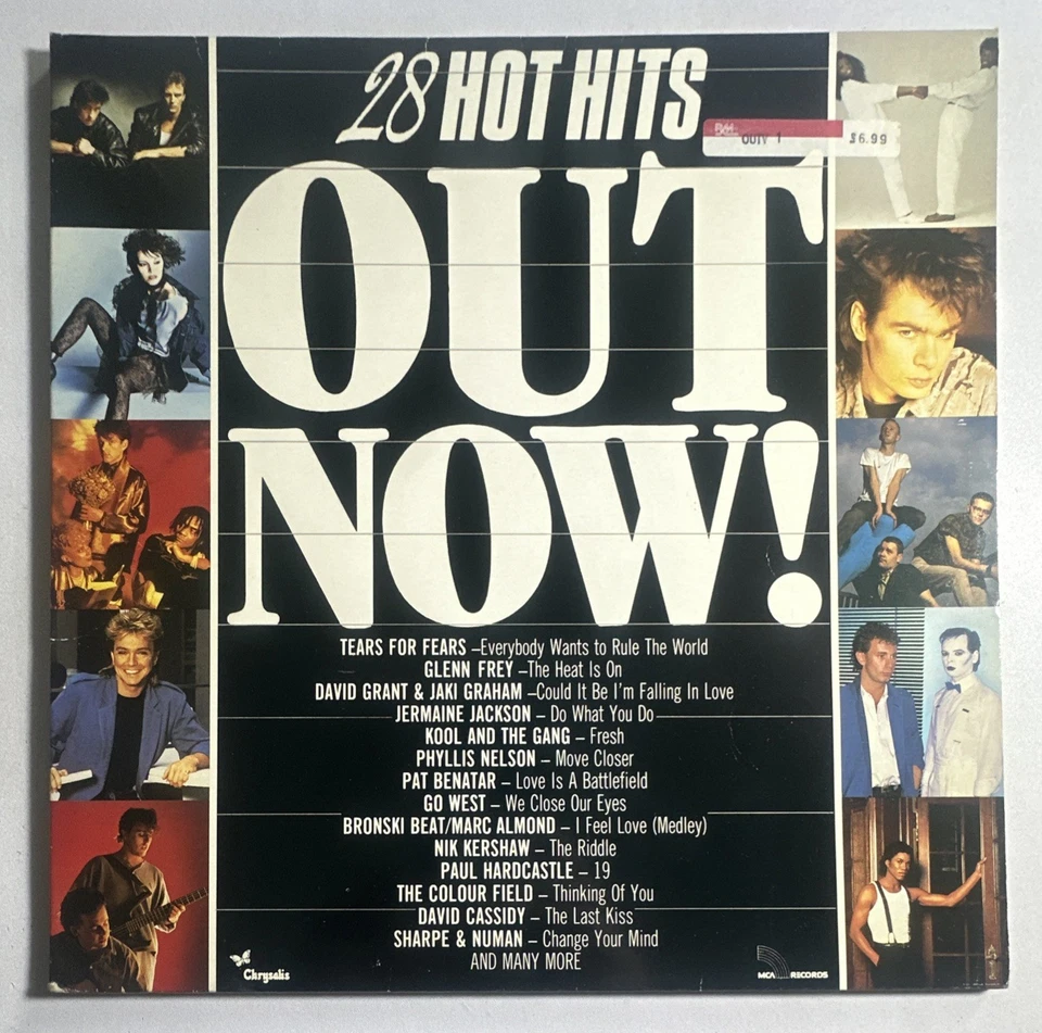 Out Now ! 28 Hot Hits - Vinyl Double Compilation Album Gatefold (1985) NM / EX - Image 2 of 4