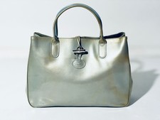 Longchamp „Roseau“ Grün Lackleder