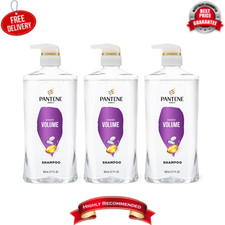 3PK Pantene Pro-V Volume  Body Shampoo, 27.7 oz, Fine Hair Volumizing Cleansing