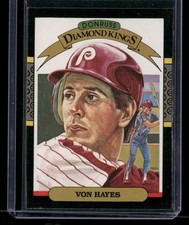 1987 Donruss - Diamond Kings Von Hayes #12