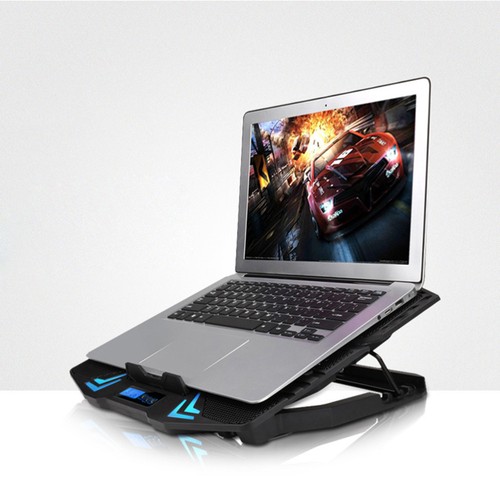 Notebookkühler mit Lüfter einstellbarer Laptop-Kühlkissen-Silent-Kühlständer - 第 4/12 張圖片