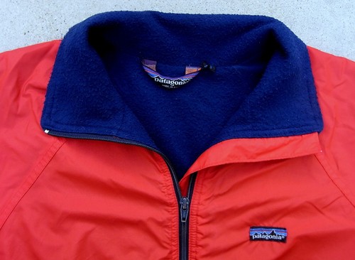 Vtg 80's Patagonia Fleece lined Nylon Jacket Men's Sz M Red - Picture 6 of 15