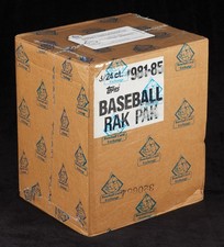 1985 TOPPS BASEBALL UNOPENED 3 BOX RACK FACTORY SEALED CASE HIGH END BBCE #A6319