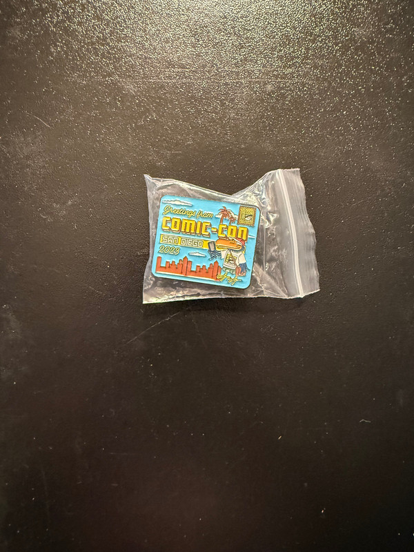 2023 San Diego Comic Con SDCC Greetings From Comic Con San Diego Pin Official