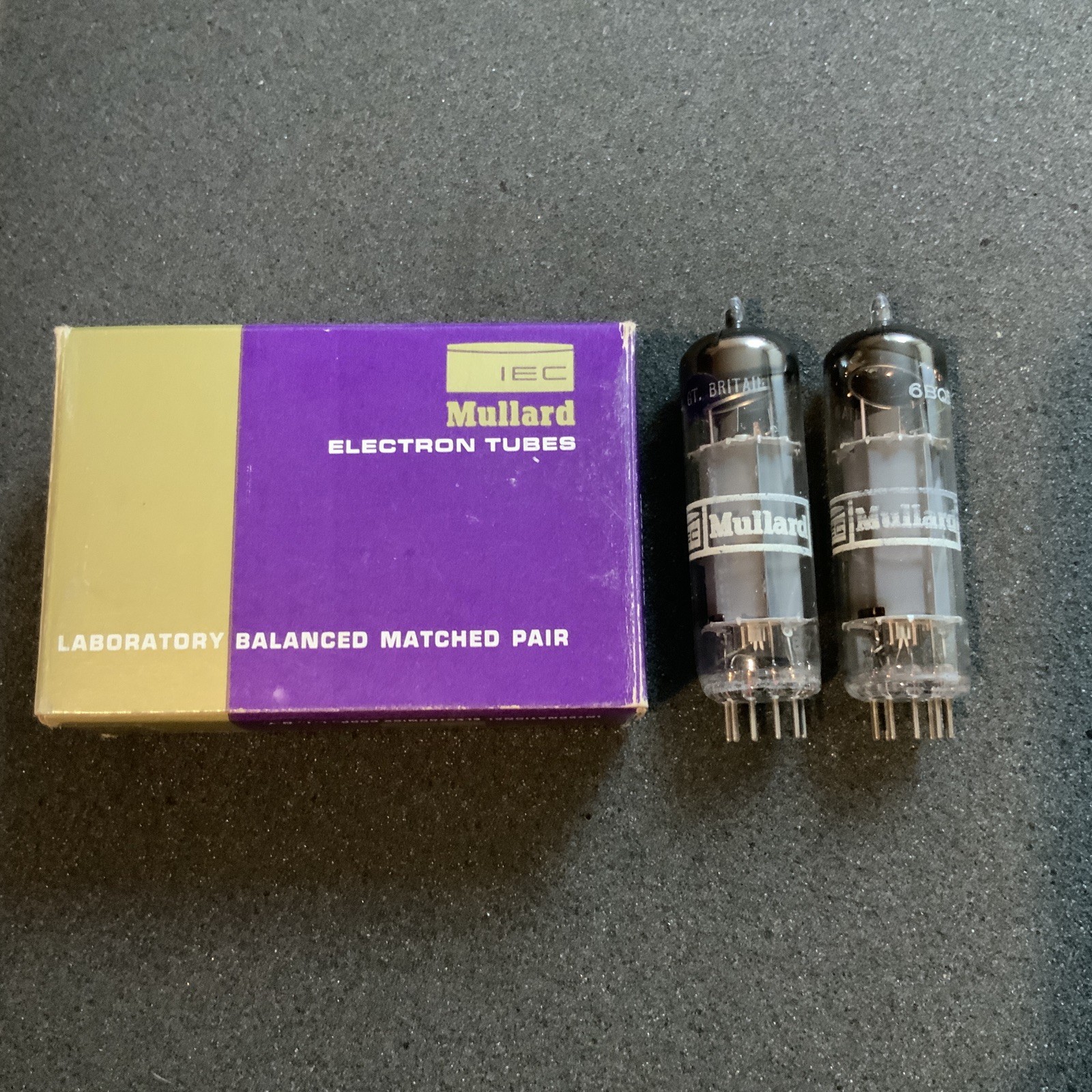 NOS Mullard EL84 6BQ5 Lab MATCHED Tubes Amplitrex Tested N709 E84L CV2975 NIB D