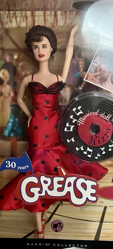 Barbie as RIZZO from GREASE in red dance dress from 2008 