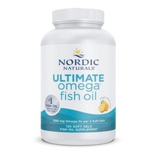 NORDIC NATURALS ULTIMATE OMEGA 1280MG HEART & BRAIN HEALTH 180 SOFT GELS LEMON