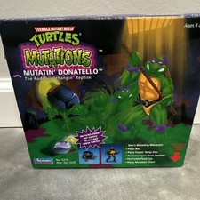 Vintage Playmates TMNT Mutations Mutatin' Donatello Action Figure Set