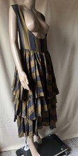Robe Trapèze Ewa I Walla En Coton Noir - Taille Grande, Asymétrique, Neuve Avec étiquettes