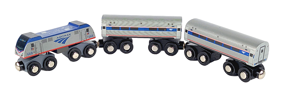 Amtrak Northeast Wooden ACS-64 Electric Locomotive Train | eBay