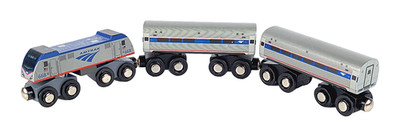 Amtrak Northeast Wooden ACS-64 Electric Locomotive Train