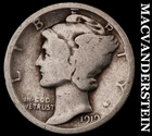 1919 Silver Mercury Dime - Scarce  Better Date  No Reserve  #i4730