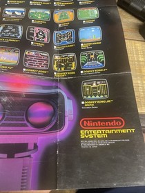 Vintage 1986 The Nintendo Game Plan Size 11&rdquo;x16&rdquo; NES Poster With Gumshoe