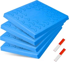 RV Leveling Block Top Cover: Interlocking Trailer Jack Pad Cap with Non-Slip Tex
