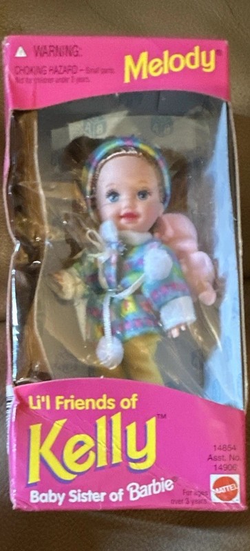 Mattel Li'l Friends of Kelly Melody Doll Coat Leggings Shoes MPN 14854