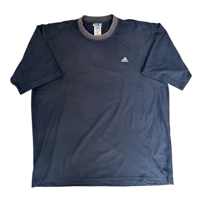 Adidas Climalite Performance T-Shirt Navy Blue XL (T023)