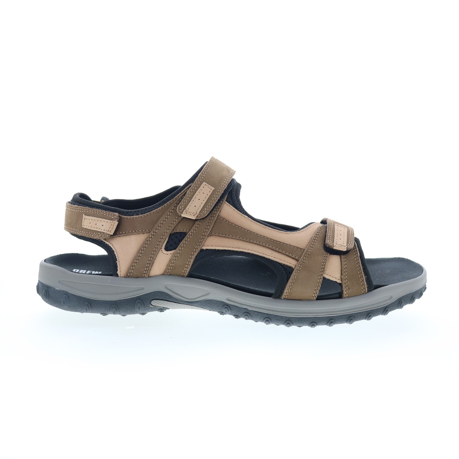 Drew Warren 47791-82 Mens Brown Leather Strap Slides Sandals Shoes 13