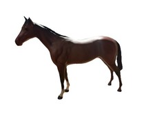 Beswick Vintage Stallion Horse Figurine Brown Black Matte Finish
