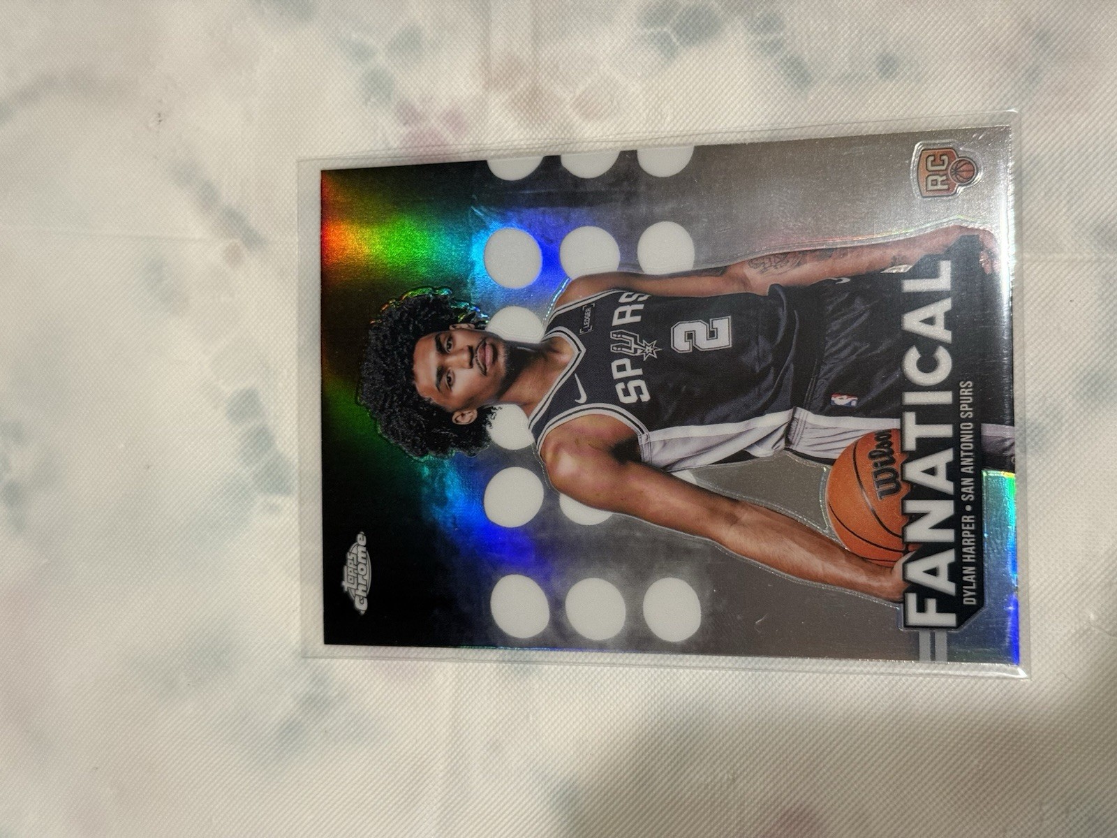 2025-26 Topps Chrome Basketball Fanatical Dylan Harper RC SSP FAN-22 Case Hit