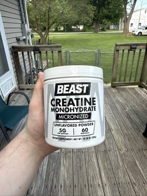 BEAST BITES Creapure Creatine Monohydrate Powder 60 Servings Dietary Supplement