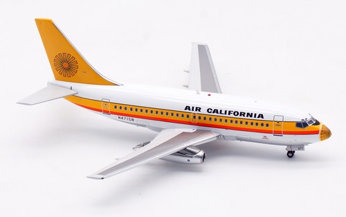 INFLIGHT 1:200 Air California Boeing B737-100 Diecast Aircraft Jet Model N471GB - Picture 4 of 12