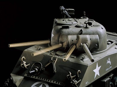 Tamiya 48217 1/35 M4A3 Sherman RC Model Tank Kit 4950344482177| eBay