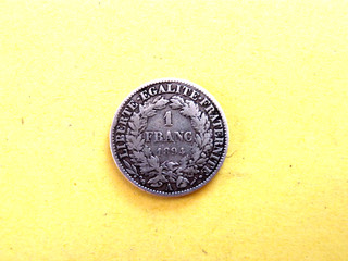 PIECE DE MONNAIE EN ARGENT DE 1 FRANCS CERES DE 1894 A