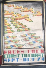 Faces Tour Coast To Coast Sept - Oct 73 Original Card Stock Poster  33