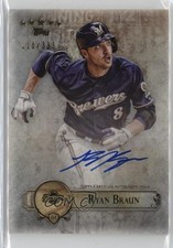 2013 Topps Five Star Retired and Active Player /333 Ryan Braun #FSBA-RB Auto 4f5
